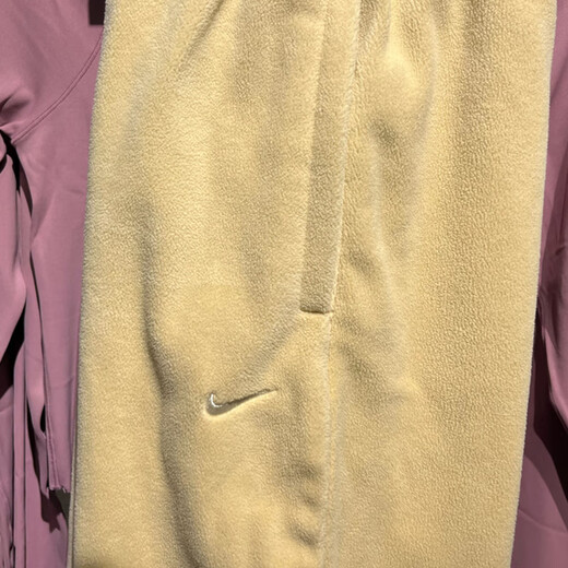 Nike (Nike) pants women's pants 2025 spring new fashion trend comfortable loose breathable casual running training trousers HQ4877-783 Team Gold Fleece M