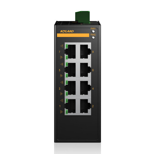 KYLAND switch 100M unmanaged rail-type industrial Ethernet switch Opal8-E-8T-LV-LV
