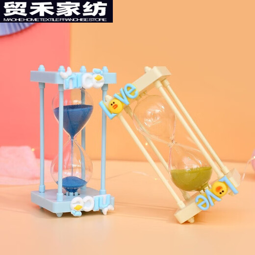 Cartoon hourglass timer desktop quicksand ornaments crafts gifts for children and students cartoon