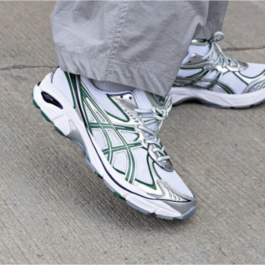ASICS GT-2160 Y2K Mennial Men and Women Retro Shock Absorbing and Anti-Slip Carry Running Washing 1203A275-103 Silver Green 1203A275-103 39 245 mm