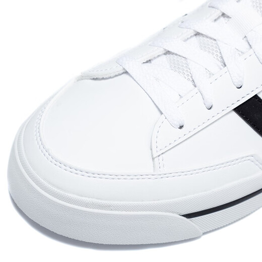 Chaussures officielles adidas Chaussures masculines Nouveau-style de printemps masculines Toile résistante à l'usure de la mode Low top-usure de sport décontractée GW8373 / Surface en cuir / blanc 41