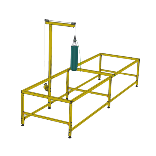 Jingluda wall impact resistance and static load test device keel ceiling tester light steel GBT11981 for construction wall impact and static load + steadily load