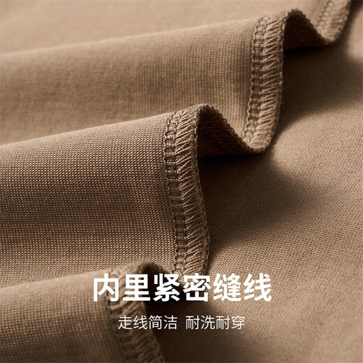 Tanzen mit dem Wolf [100% Baumwolle] modische und vielseitige atmungsaktive und komfortable, ungezwungene Kurzärmer-Männer-T-Shirt 701 Khaki 190