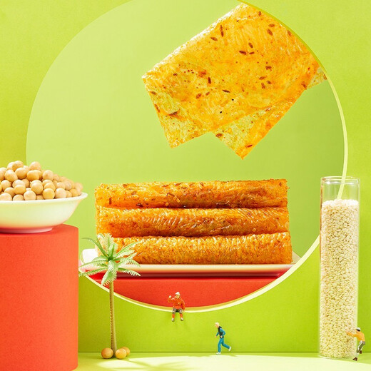 Genji old-fashioned spicy chips nostalgic casual snacks dried tofu spicy strips childhood tofu skin 200g