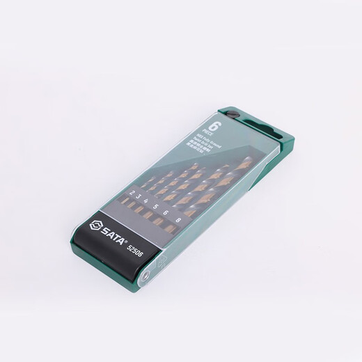 SATA Tools High Speed Steel Fully Ground Black Gold Twist Drill Set Drill Bit Specifications1mm-13mm Optional 6-piece Twist Drill Set 52506