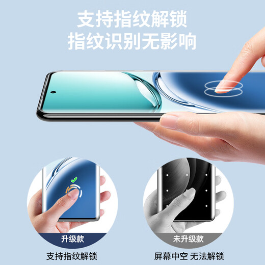 Smorss【2片装】适用OPPO A3Pro钢化膜oppoa3pro手机膜 曲面屏全覆盖超薄高清防摔抗指纹玻璃保护贴膜