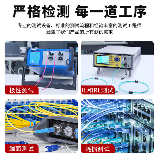 Fenghuo Weishi fiber jumper multi-mode dual-core fiber optic cable tail fiber 62.5/125m telecommunications grade fiber cable [telecommunications grade] FC-ST multi-mode dual-core 3 meters