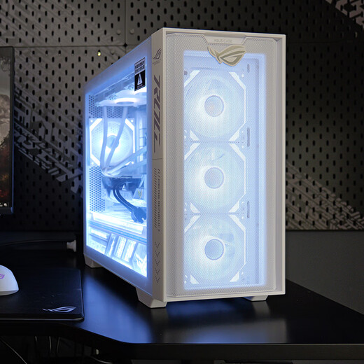 ASUS (ASUS) ROG Family Bucket Fubuki A21 Shadow Chasing Host i5 13490F RTX5060/5070/5060TI Desktop Computer Host ASUS Complete Machine Assembly Computer Configuration Five i5-14600KF/5060TI Tianxuan