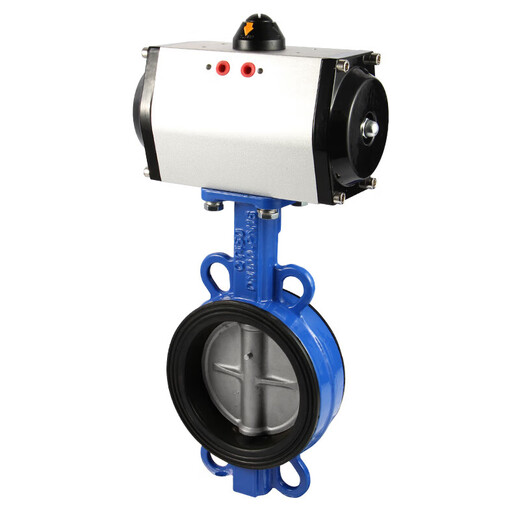 
Short cloud pneumatic butterfly valve D671X-16Q clamp valve stainless steel DN50 65 80 100 150 250 300 ductile plate DN100
