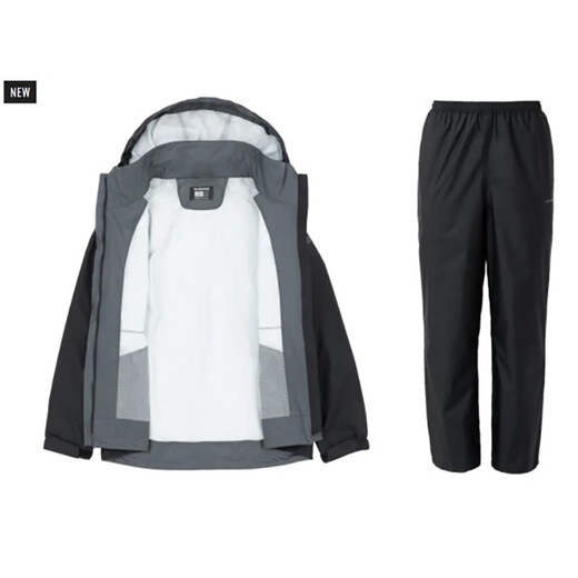 SHIMANO Fishing Wear RA-027Q Waterproof and Breathable Outdoor Waterproof and Breathable Fishing Wear Raincoat Set Black L