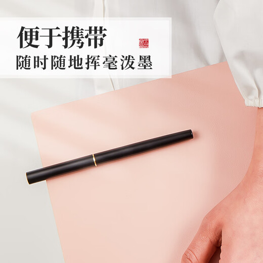 Liupintang fountain pen-style soft-pen calligraphy practice pen with ink refillable for beginners, entry-level copybook for adults, soft-headed langhao portable scripture copying pen, free 16 ink bags