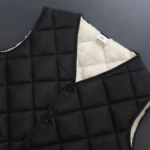 Yu Zhaolin thermal vest men's thickened velvet quilted inner wear sleeveless vest for middle-aged and elderly men