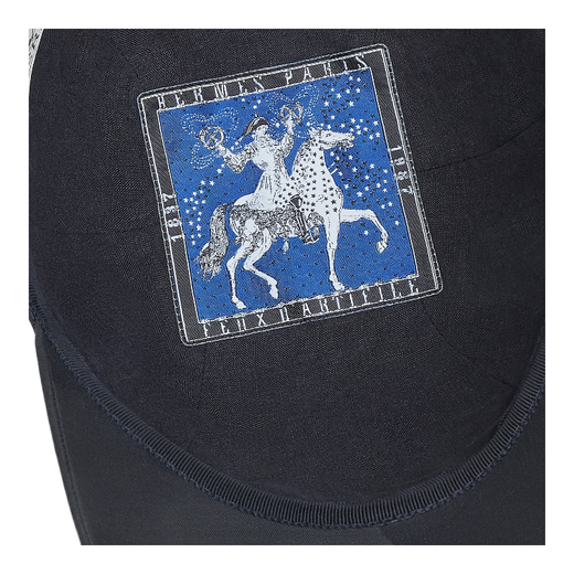 Hermes (HERMES) hat peaked cap baseball cap sun hat casual hat cotton twill men's autumn and winter new style navy blue 60