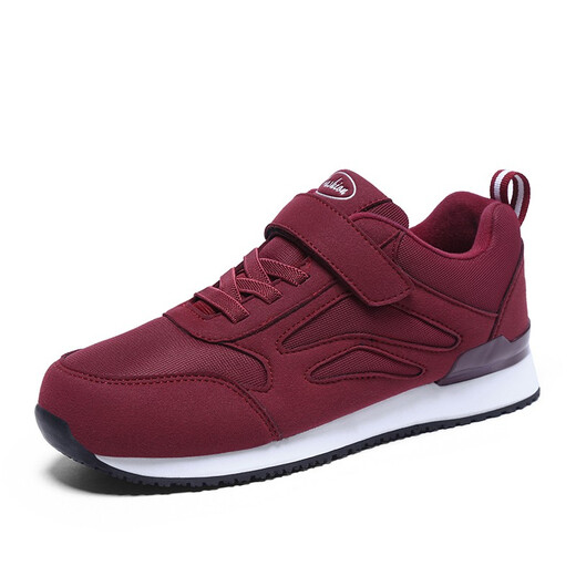 Jingtian sends shoes for the elderly, women's mothers' shoes, casual breathable mesh sports shoes, middle-aged and elderly walking shoes, non-slip soft sole granny shoes, old Beijing cloth shoes, large size square dance shoes 8810 light gray women's model 37