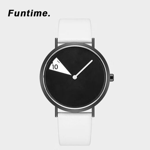 Funtime Watch Creative Trend Couple personnalisé Junior et Senior High School étudiant regarder des hommes et des femmes imperméables F9859 Snow Mountain White