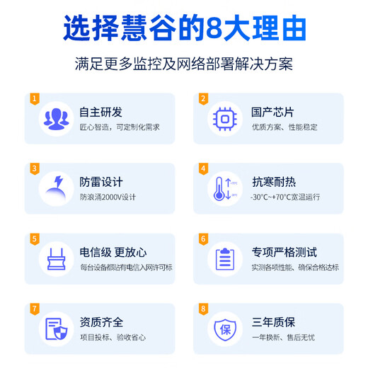 Huigu Gigabit fiber optic transceiver single-mode single fiber B-end photoelectric converter carrier-grade SC interface 20km one price HG800-GE-811GS-20B