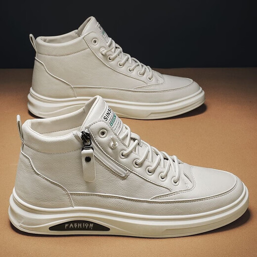 Frühlings- und Herbst Atmungsfreie Schuhe Herrenschuhe lässige Lederschuhe Nonrutschkochschuhe Männer vielseitige Martin Boots Arbeitsschuhe Board Schuhe 2703 Black 40