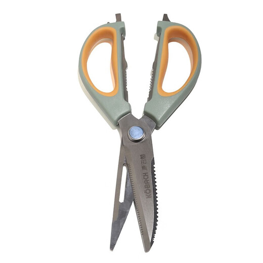 Konbach (KBH) stainless steel scissors kitchen multi-purpose peel and fish scale scissors durable and sharp household multi-purpose kitchen scissors