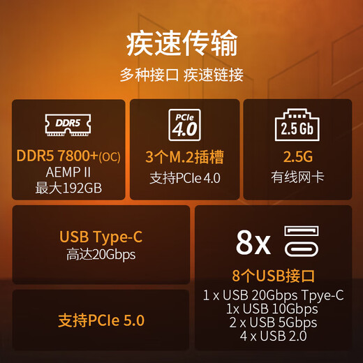 ASUS (ASUS) ROG B760M Motherboard + Intel I5 12490F/13490F/14490F Материнская плата CPU [тяжелый стрелок D5] TUF B760M-PLUS II [13-е поколение] I5 1349