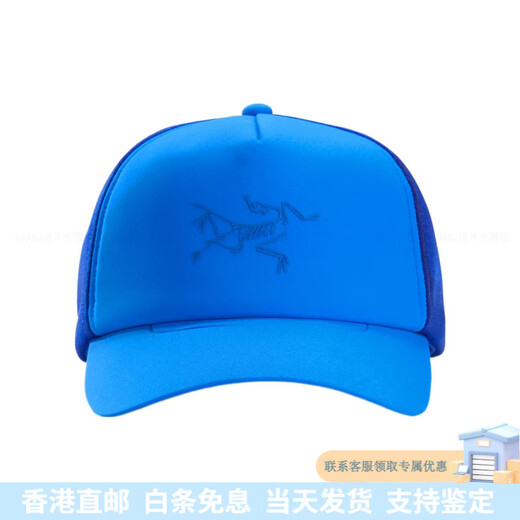 Arc'teryx (ARC TERYX) outdoor leisure sports classic logo, versatile and fashionable baseball cap, same style for men and women, blue blue F (one size fits all) basic packaging - no box