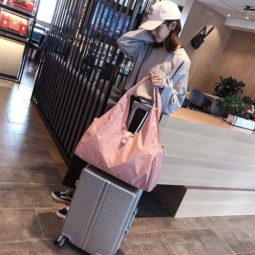 Medu Handbag de gran capacidad Viajes de viaje de viaje de mujer Sports Sports Fitness Fitness Fitness Bag Pink Pink