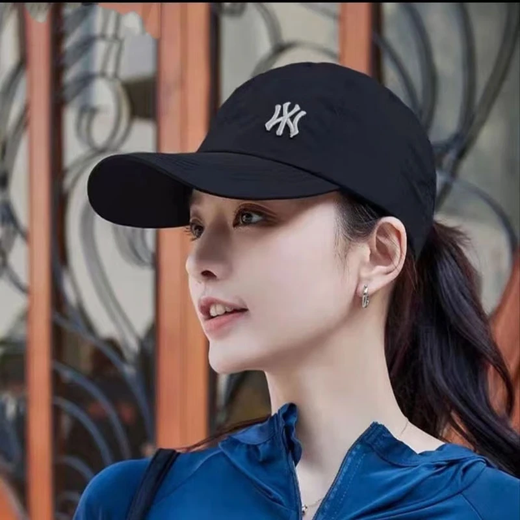 Blue Poetry Dreaming Thin Fast drying sun sunscreen hat Men's common running cap 透 55-58cm