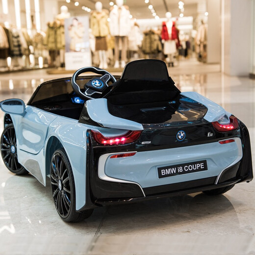 Berujia children's electric car four-wheeled children's car can sit on children's electric car children's car four-wheeled children's supreme vitality orange four-wheel drive + remote control + foam wheel