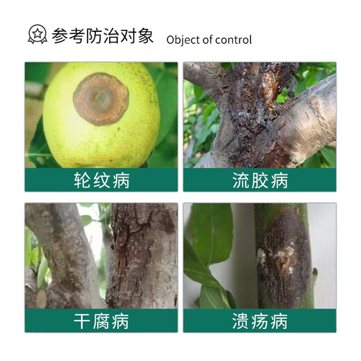 国光松尔50%甲基硫菌灵花卉蔬菜轮纹白粉溃疡病流胶病农药杀菌剂200g