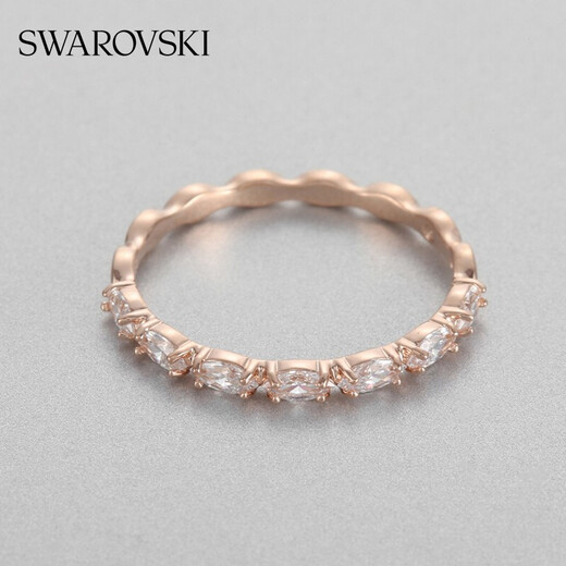 Swarovski (SWAROVSKI) MATRIX ring classic shiny light luxury jewelry for women rose gold plated 52mm-No. 12 5366583