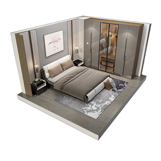 Gold Medal Kitchen Cabinet (GOLDENHOME) Gold Medal Wardrobe Home Decoration Whole House Customized Wardrobe Overall Bedroom Wardrobe Customized Cloakroom Decoration Customized Prepayment 10