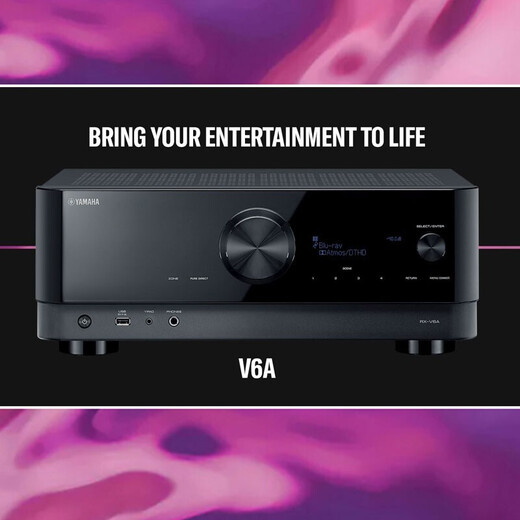 Yamaha RX-V6A 8K amplifier for home 7.2 channel panoramic atmospheric home theater Bluetooth amplifier Dolby surround wireless surround RX-V6A amplifier