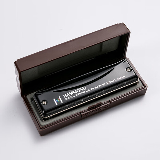 SUZUKI Suzuki Japan imported HA-20 Hammond Beginners Professional Playing Blues Harmonic F Tune Gives a Full Set of Gifts