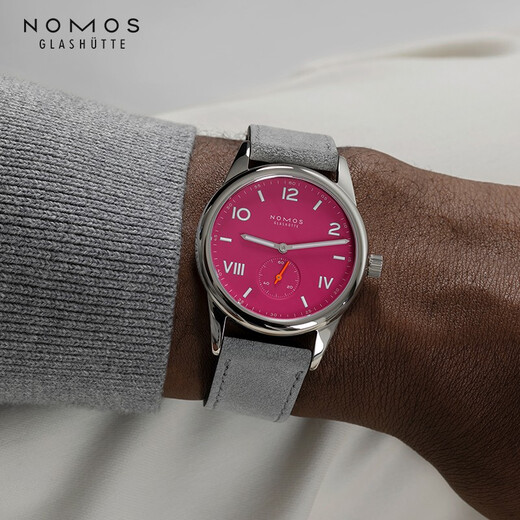 NOMOS【咨询有礼】格拉苏蒂手表校园俱乐部系列机械表德表运动夜光送礼 728手动-密底38.5mm