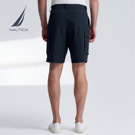 NAUTICA shopping mall same style men's spring and summer new business casual cool comfortable casual shorts men BO4204 Navy 4NV 32