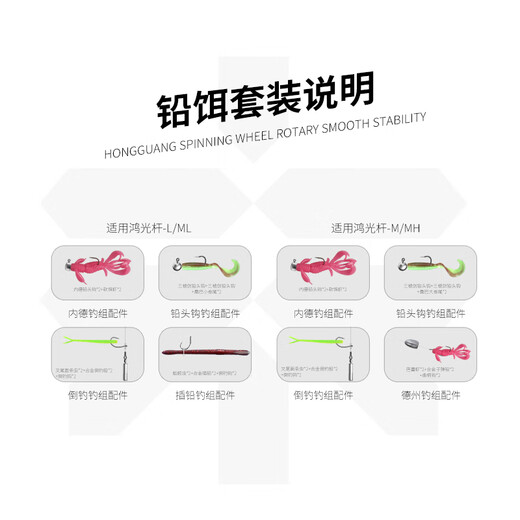 致尊坊桑巴鸿光超轻套装 路亚杆水滴轮纺车轮全套路亚装备泛用远投竿 2.04m 枪柄C682M+水滴轮左手