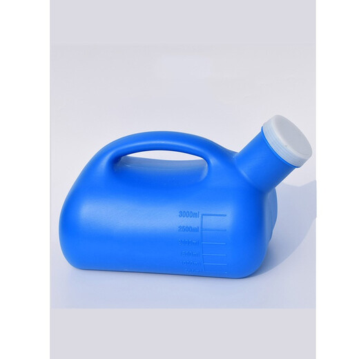 Pickup Cat 3000ml large capacity men's urinal plastic urinal with scale and lid portable chamber pot with lid white 3000ml