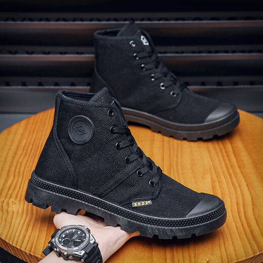 
Moonlight Rabbit Fashion Martin Boots Men's Non-Slip Casual Shoes Wear-resistant Construction Site Light and Comfortable 3522 Jiefang Shoes Labor Protection Hiking Shoes Khaki 40