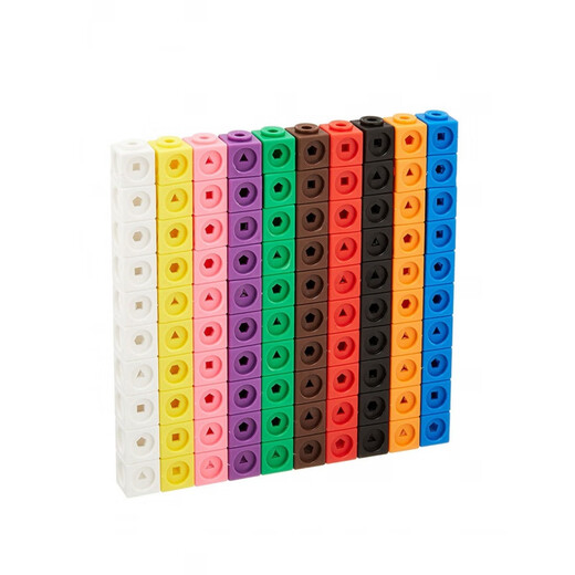 MathLun American LR Learning Resources Mathlink cube digital building block numberblocks children's toys 3 years old + hand2mind digital building block 11-20 set