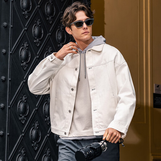 Mr. BUs dünne Basis -Basis -Sweatshirt -Herren -obere Feder- und Herbst -New Contrasting Color Spleischung mit Kapuzenhülsen KT15690 Clearance Haferfrop Grey 2xl (185)