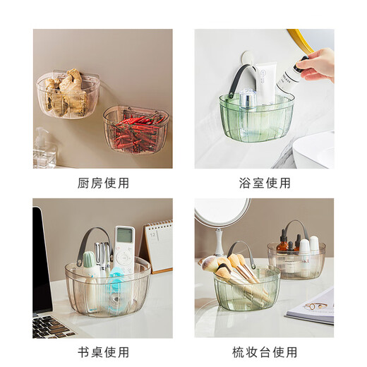 Newair onion, ginger and garlic storage basket kitchen garlic basket punch-free storage rack wall hanging garlic and ginger box bathroom storage