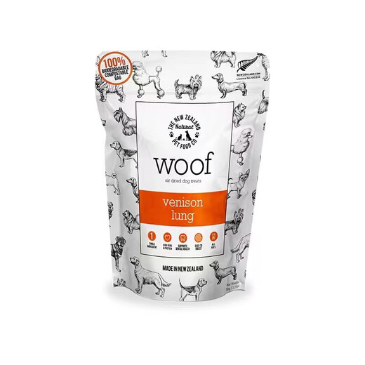 Randolph Neuseeland woof gefriergetrocknete Hundefutter hohe Protein hohe Ernährung Wildbret Rindfleisch Vollhund Rasse kornfreie Freez-Staple Food Hundefutter Opossum Freezhonfutter 280 g*1 Pack