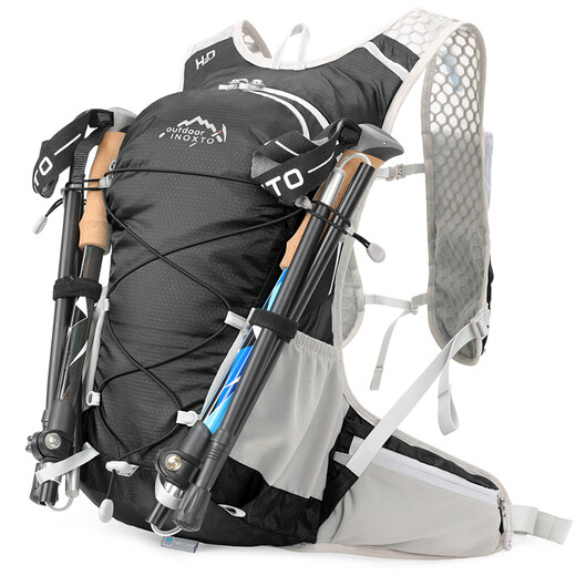 
Eagle Picture (INOXTO) cycling bag hiking trail running backpack 18L outdoor bag hiking bag light travel backpack 607 black and gray