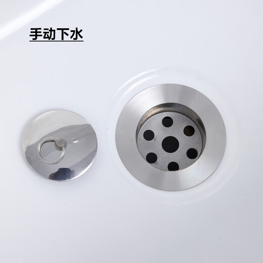 Lefit (lfte) bathroom ceramic wash mop pool balcony mop trough household Taiwan-controlled large, medium and small mop basin courtyard mop pool 921 manual water delivery to home