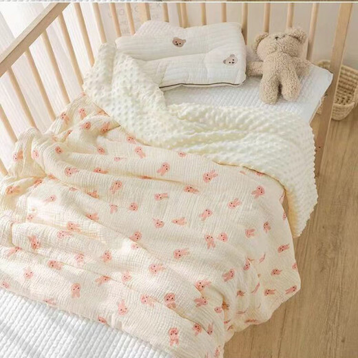 Cotton++ children's quilt beanie quilt blanket kindergarten nap newborn baby pure cotton quilt quilt air conditioning quilt four seasons soy fiber Mengtu four seasons 18-28 degrees 110*120cm