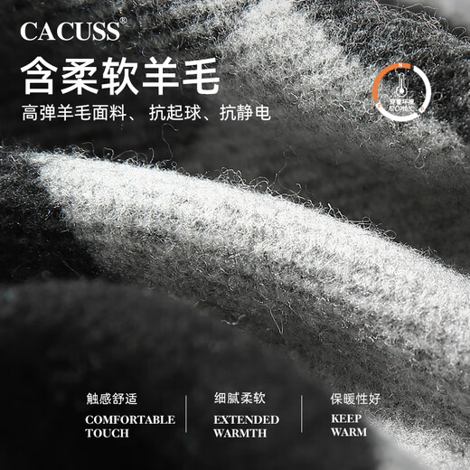CACUSS WOOL SCARF CHARME D'HIVER HEMS MENS ET Échec épaissie Boîte cadeau haut de gamme pour le cadeau d'anniversaire de papa