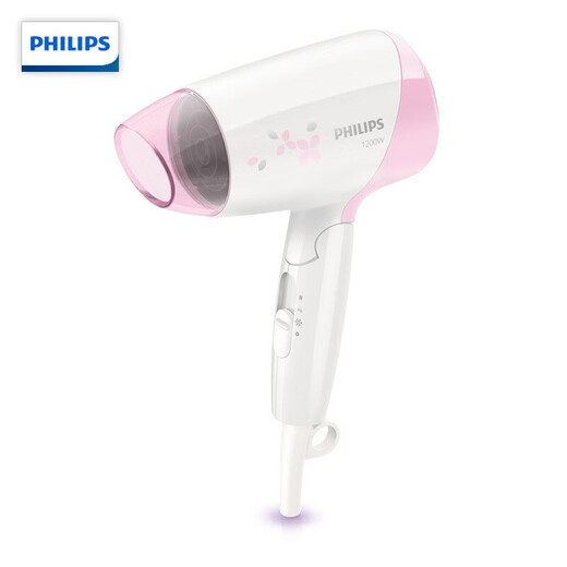 Philips hair dryer household high-power student dormitory small body constant temperature hair dryer HP8110 upgraded version HP8120/05-1200W power foldable