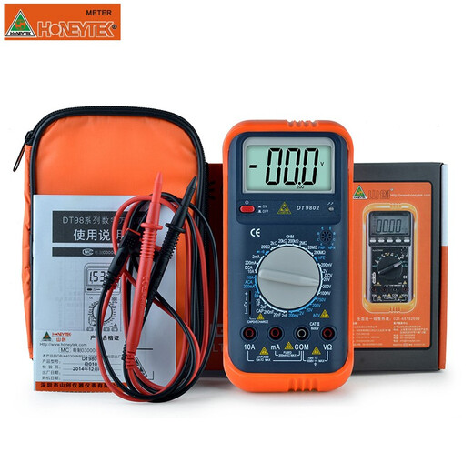 
Shanchuang DT9808 multimeter four-digit and a half universal meter DT9901 electrician multimeter maintenance anti-burn ammeter resistance meter DT9802