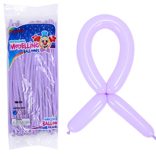 Yunchuangdian 100 sets of magic long balloons shaped balloons DIY magic clown balloons wedding and festival balloon accessories mixed color macarons 100 sets of long balloons