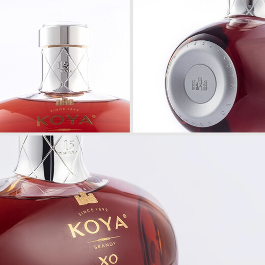 张裕可雅15年xo白兰地500ml 单支礼盒装 桶藏洋酒葡萄蒸馏酒聚会送礼  500mL 1瓶 500ml