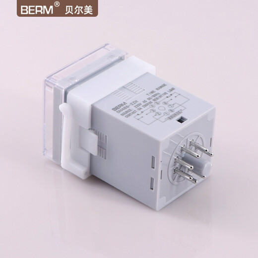 Bellmei DH48S-2ZH digital display time relay two sets of delay 220V24V380V 99H99 customized AC 220V with base shipped within 7 days